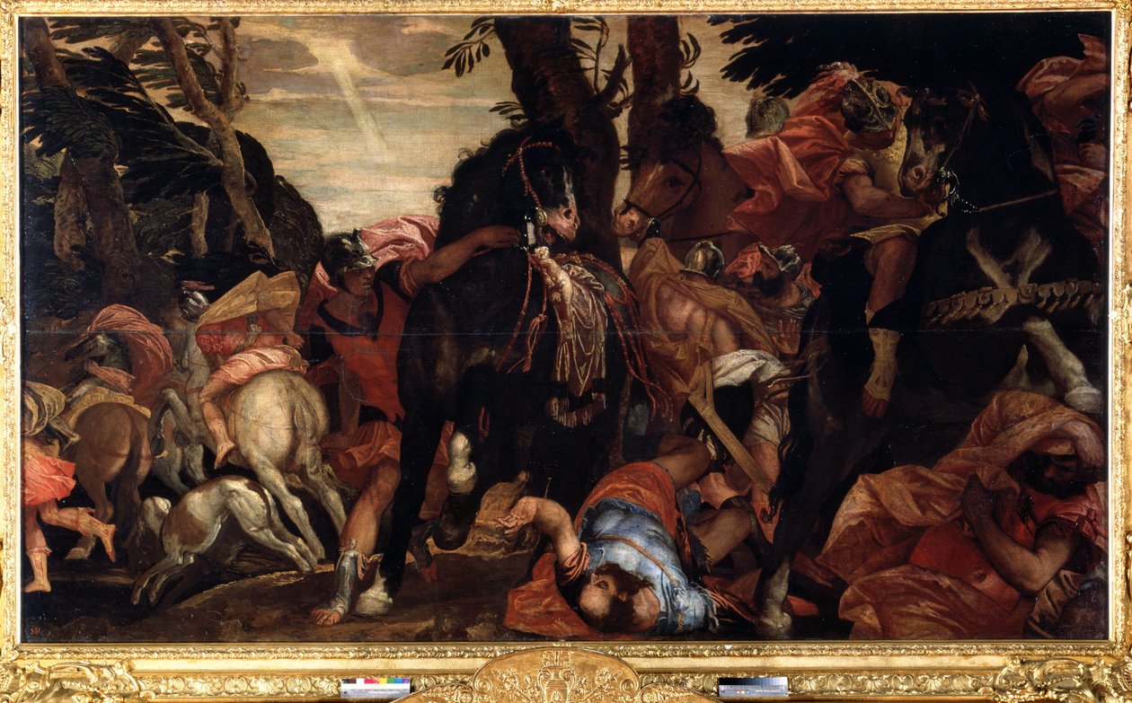 Konverteringen av Saint Paul (The conversion of Saint Paul). Maleri av Paolo Veronese (1528-1588). Olje på lerret av Veronese