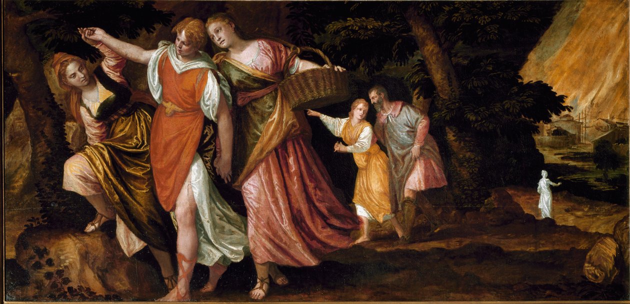 Loth og døtrene hans (maleri, ca. 1580) av Veronese
