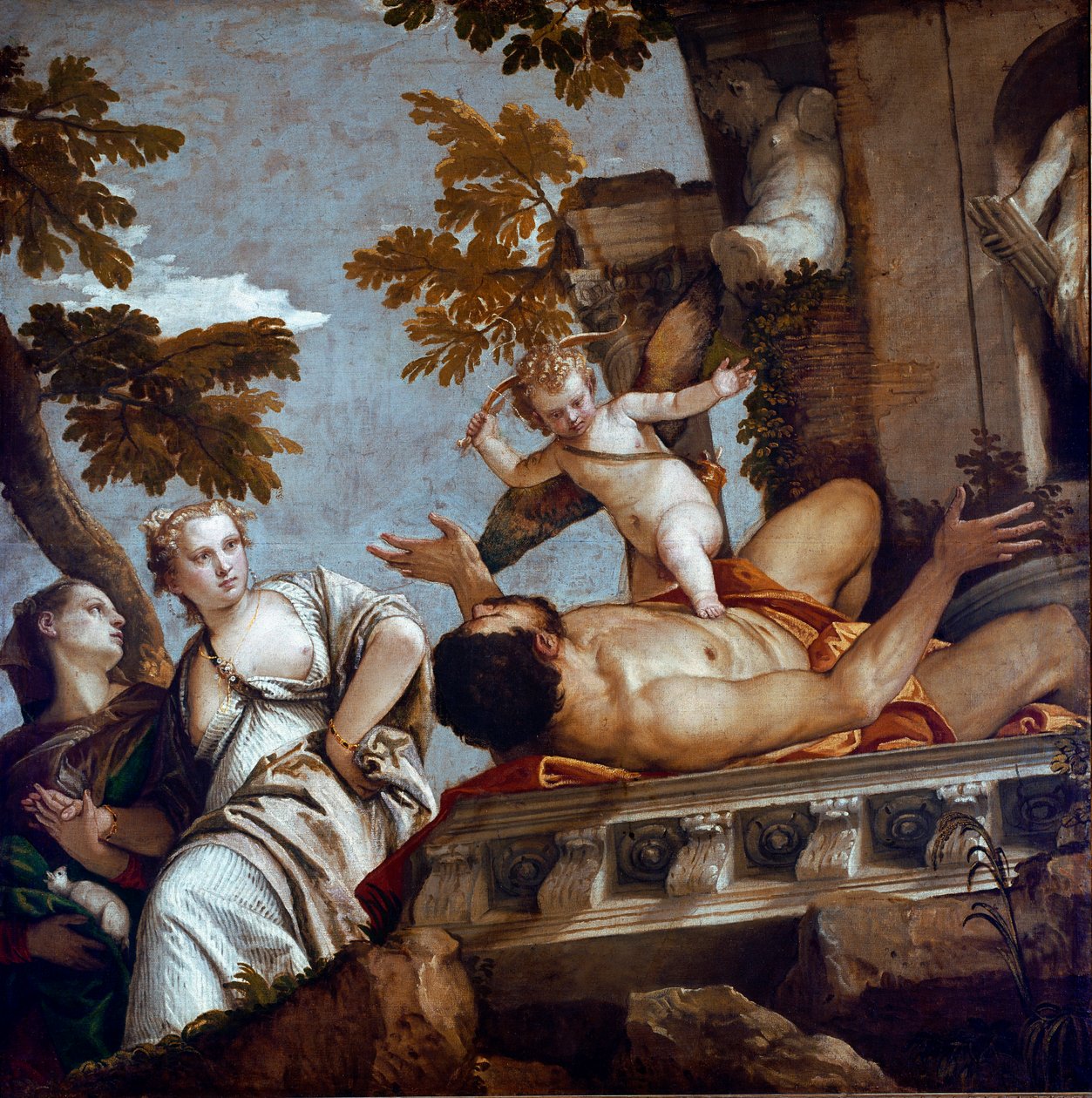 De fire allegorier: villfarelse eller bedrag. Maleri av Paolo Caliari kalt Paolo Veronese (1528-1588), ca 1565. Mål: 185x193cm. London, Nasjonalgalleriet av Veronese