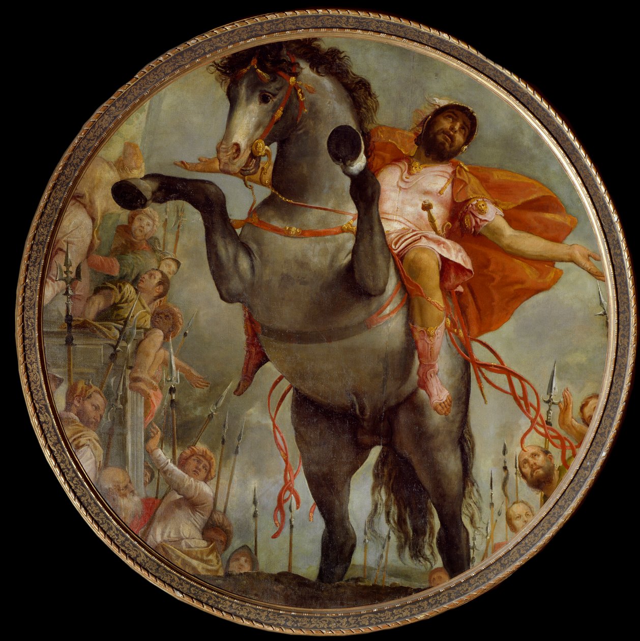 Den tapre Marcus Curtius (maleri av Veronese