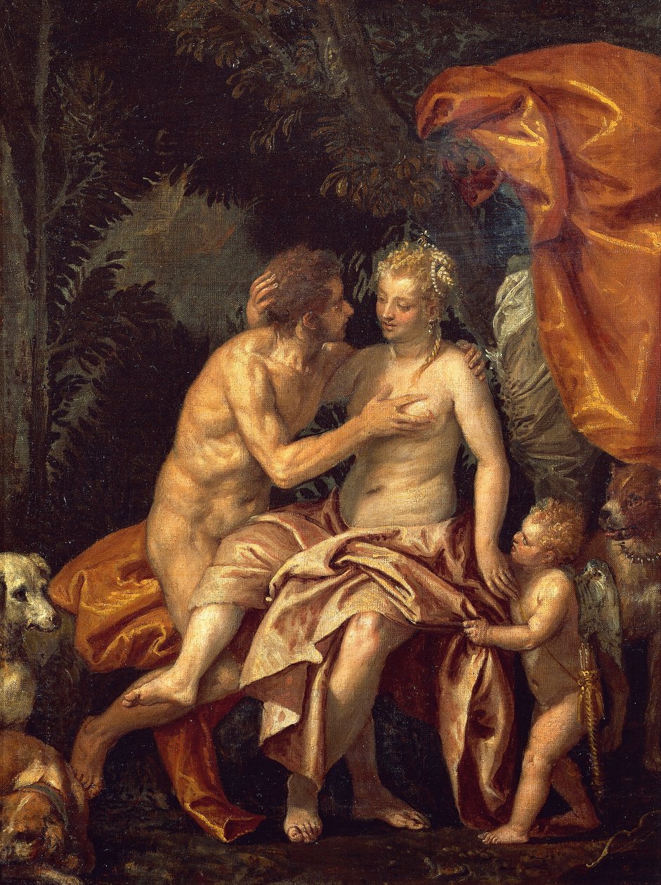 Venus og Adonis av Veronese