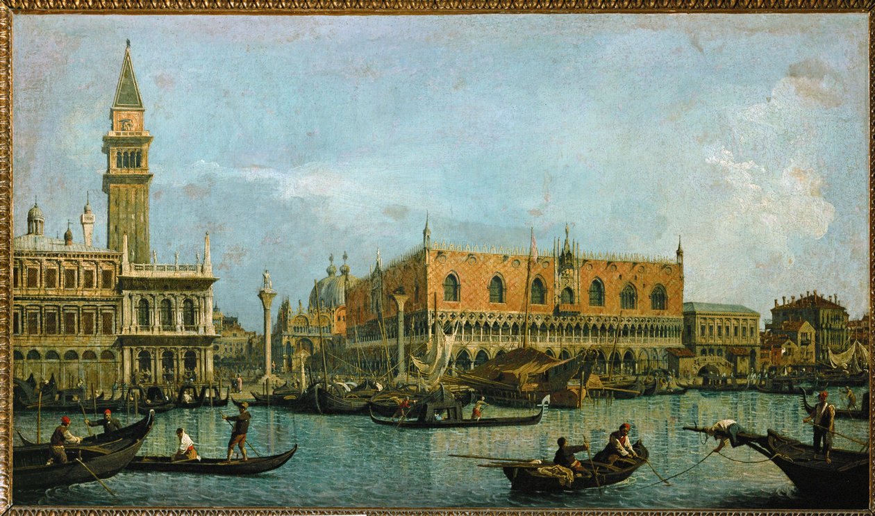 Muldvarpen, sett fra San Marco-bassenget... av (1697-1768) Canaletto