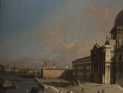 Inngangen til Canal Grande, Venezia av Canaletto