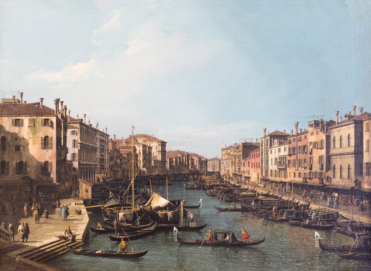 Utsikt over Venezia fra Canal Grande av (1697 1768) Canaletto