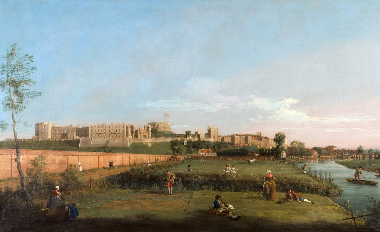 Windsor Castle fra sørøst av Canaletto