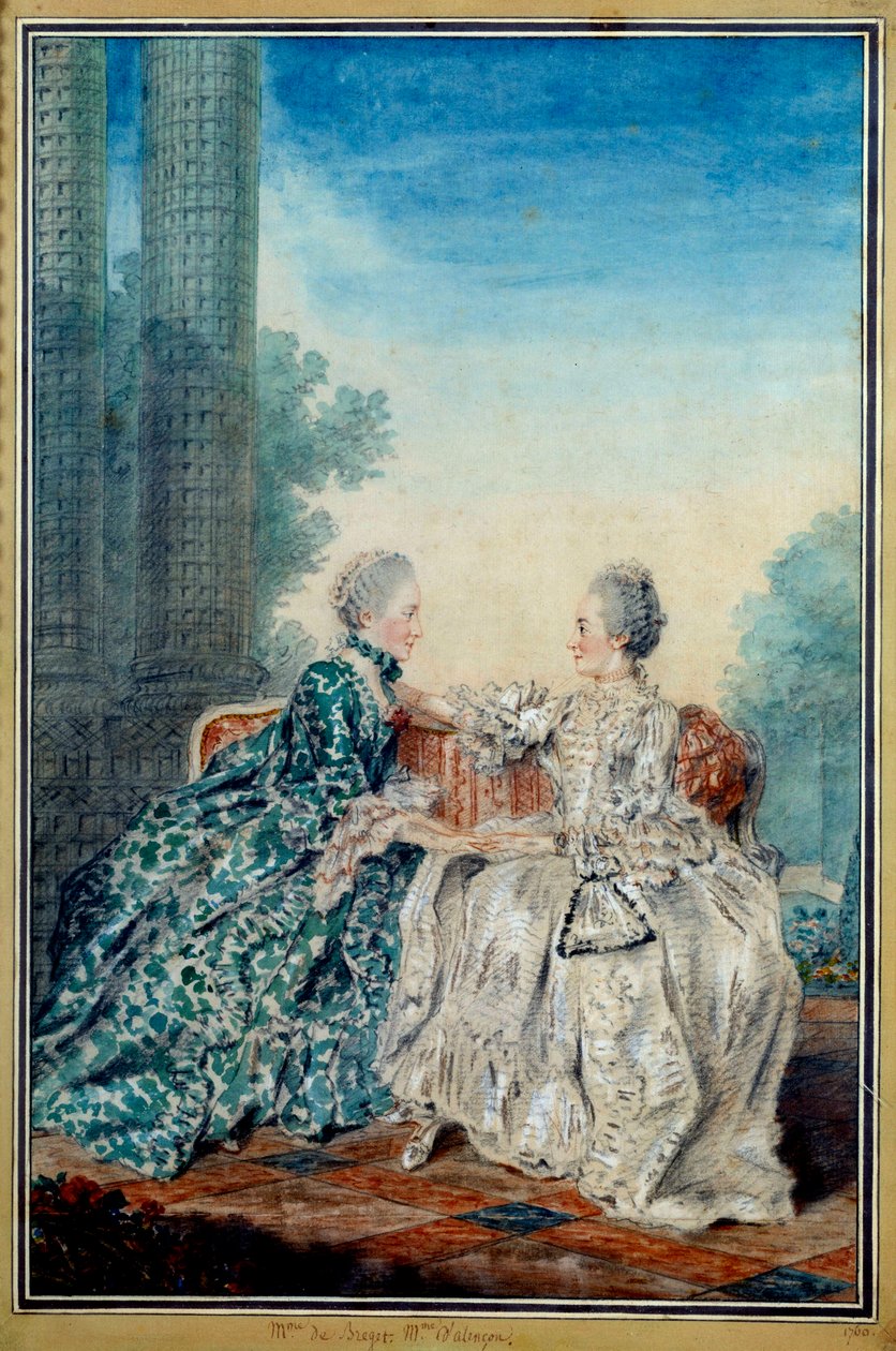 Portrett av Madame de Breget og Madame d