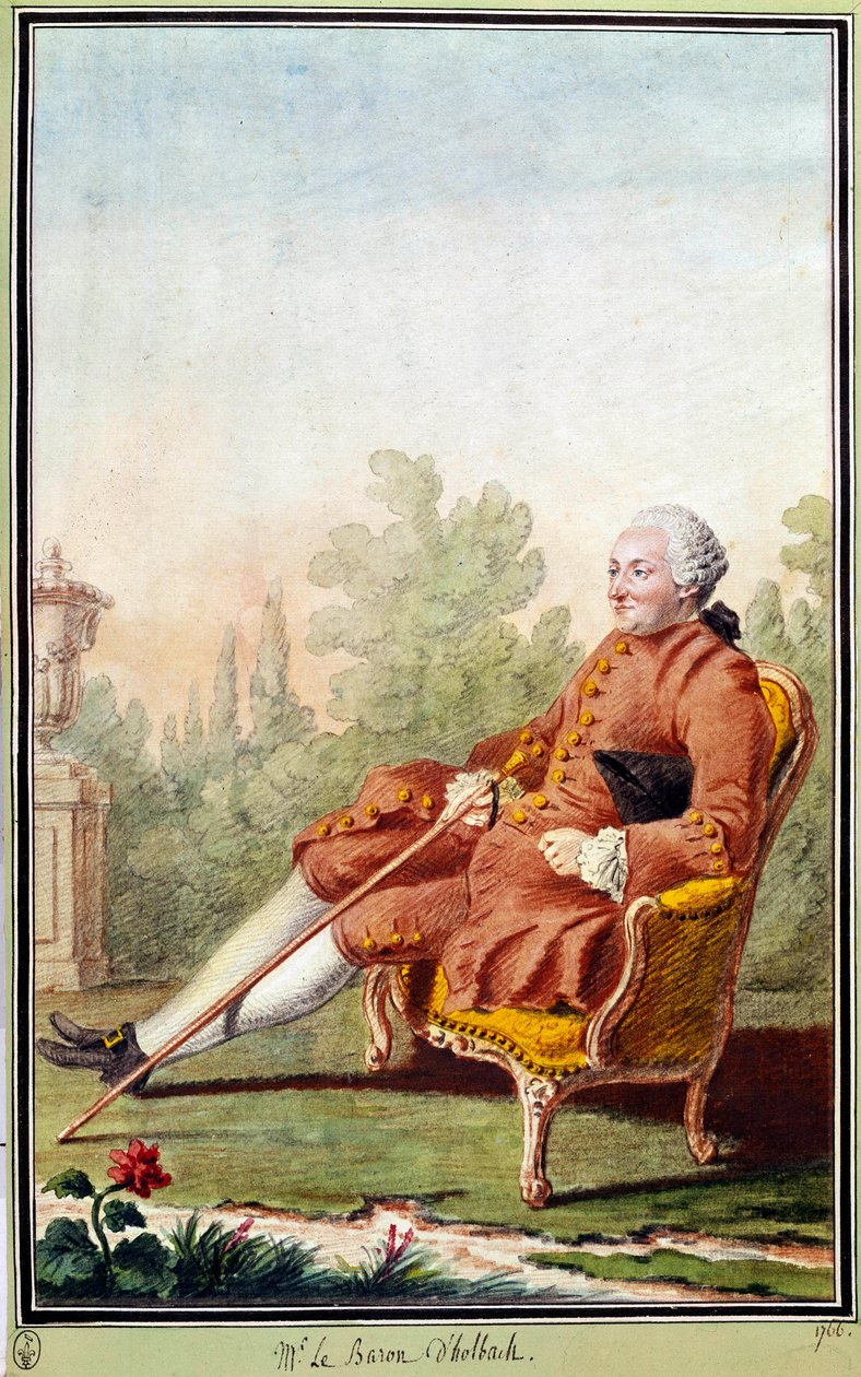 Portrett av Paul Henri Dietrich, Baron d