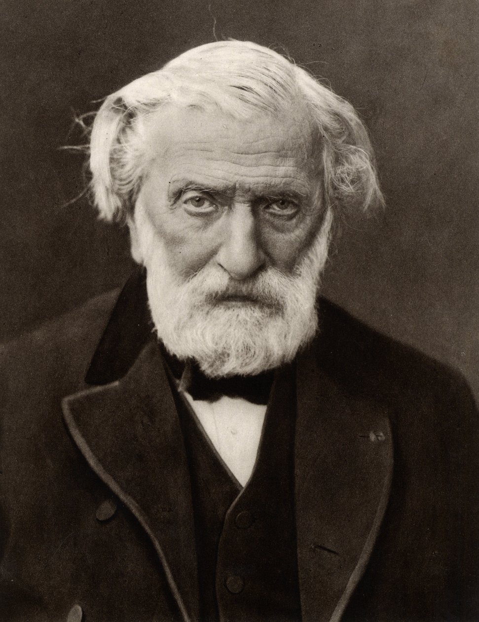 (Charles Louis) Ambroise Thomas (1811-1896) fransk komponist og direktør for Paris Conservatoire fra 1871 (s/hv-foto) av (1820 1910) Nadar
