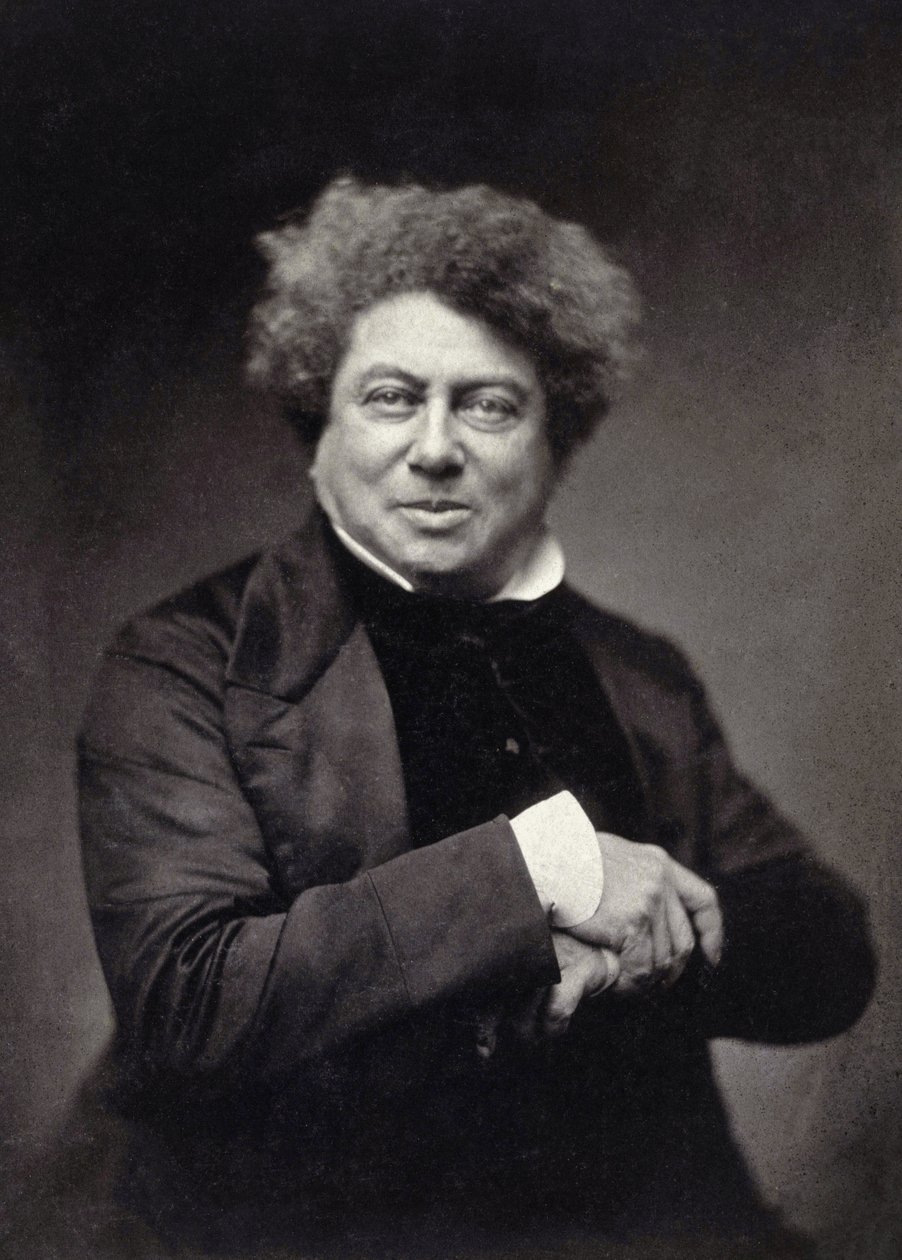 Alexandre Davy de la Pailleterie, kjent som Alexandre Dumas far (1802-1870) av Nadar
