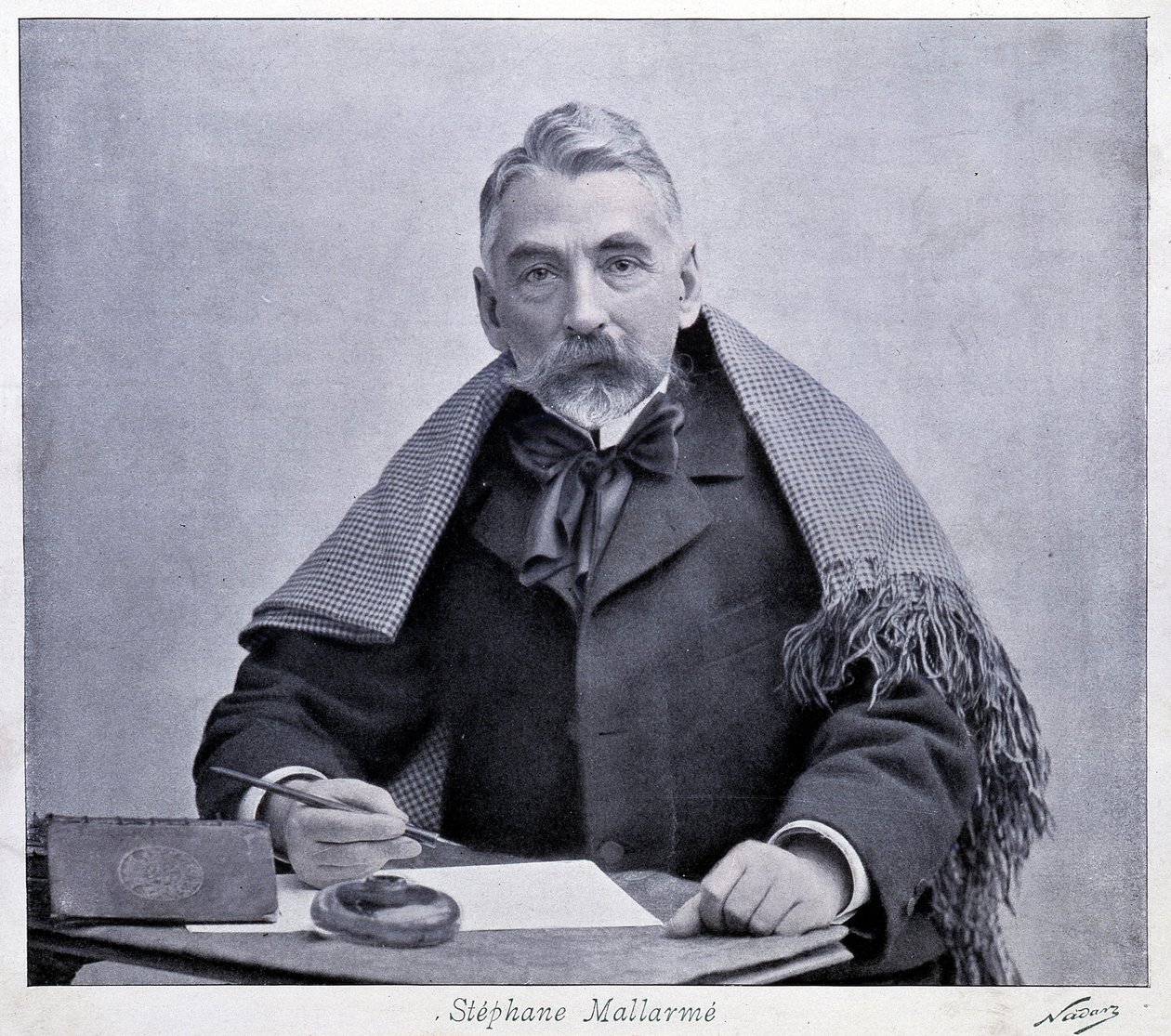 Mallarme (1842-1898) - fotografi av Nadar, Carnavalet. av Nadar