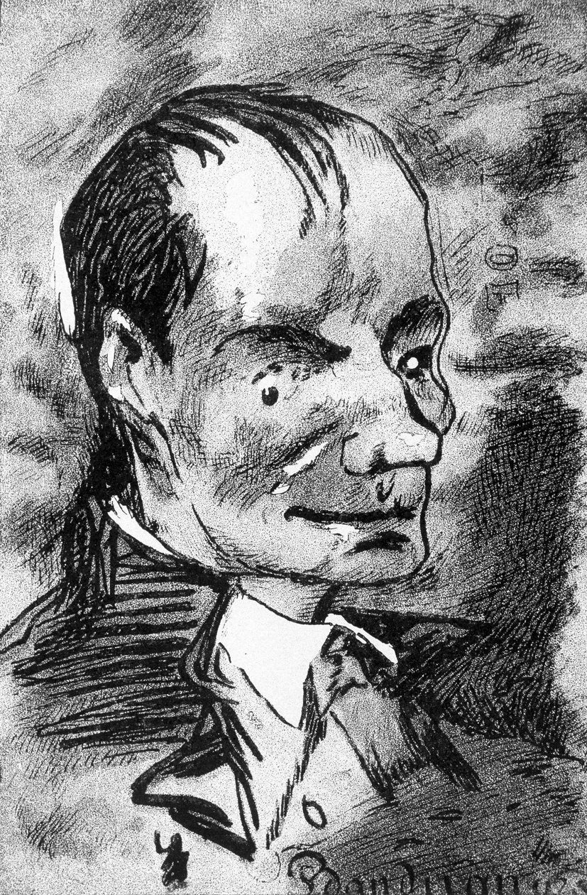 Portrett av Baudelaire - tegning av Nadar av Nadar