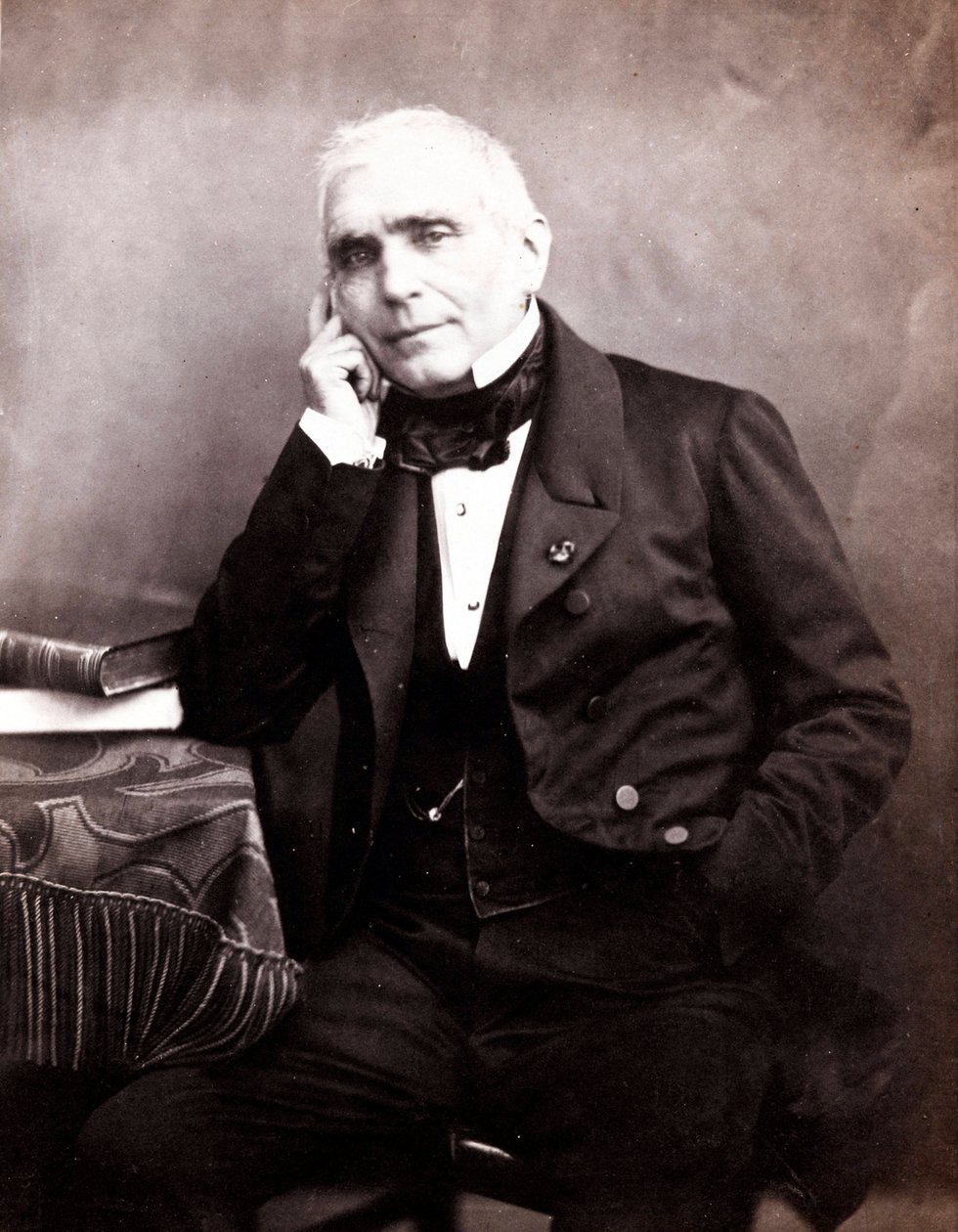 Portrett av Eugene Scribe (1791-1861) av Nadar, Gaspard-Felix (1820-1910) av Nadar