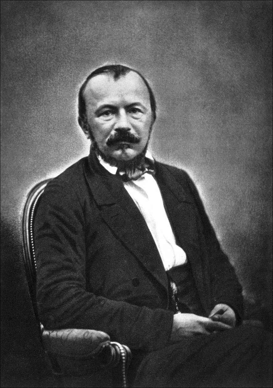 Portrett av Gerard de Nerval. av Nadar