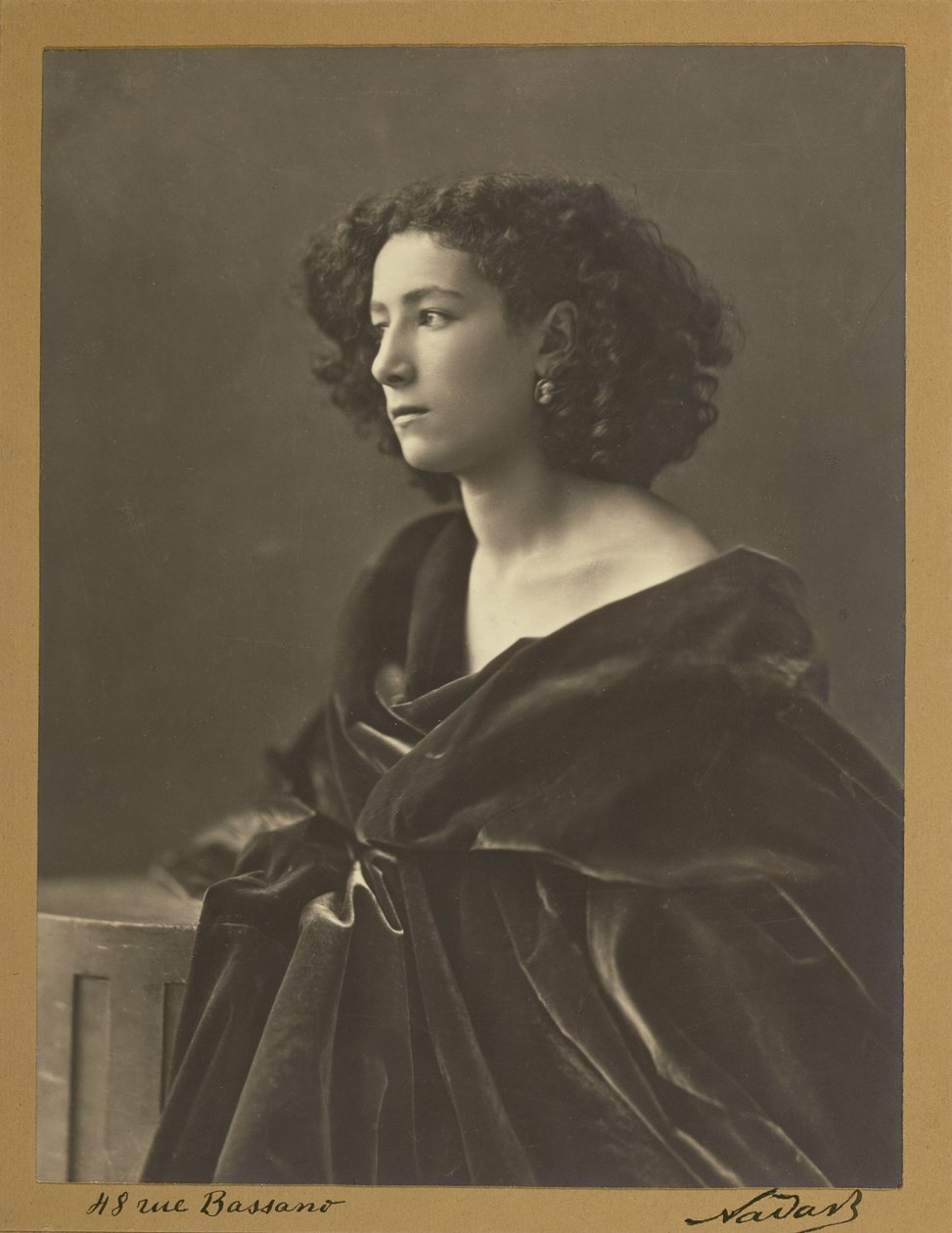 Portrett av Sarah Bernhardt i 1864 av Nadar av Nadar