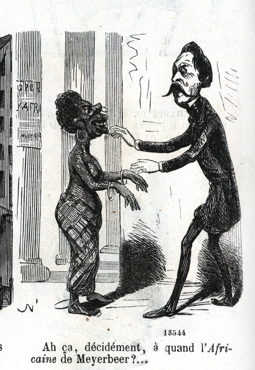 Når er Giacomo Meyerbeer afrikansk? av Nadar