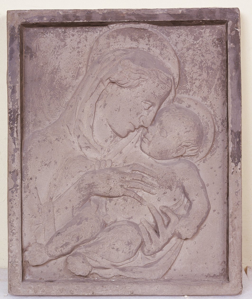 Madonna og barn (ca. 1386-1466). av (Workshop of) Donatello