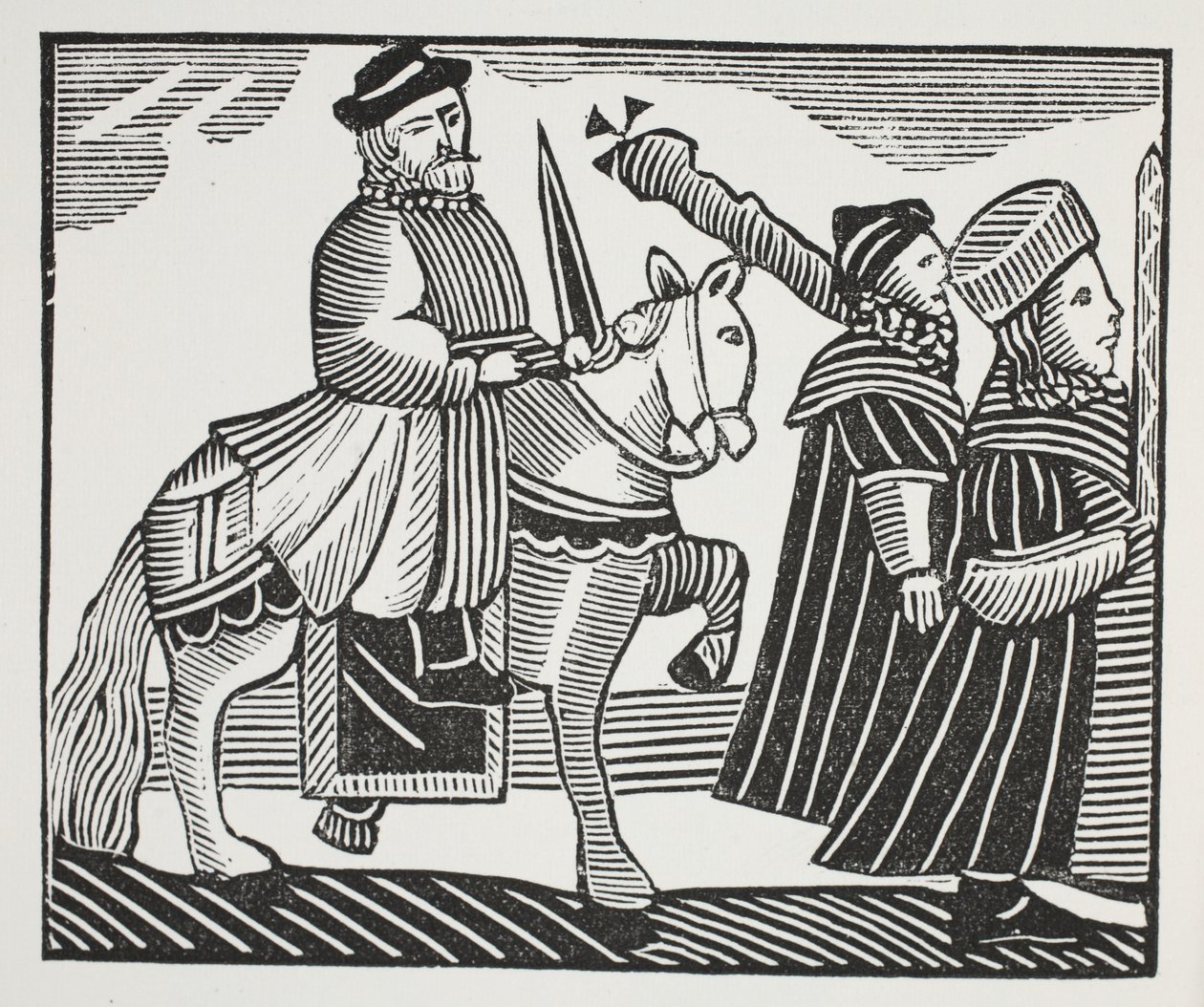 The History of Wat Tyler og Jack Straw, illustrasjon fra 