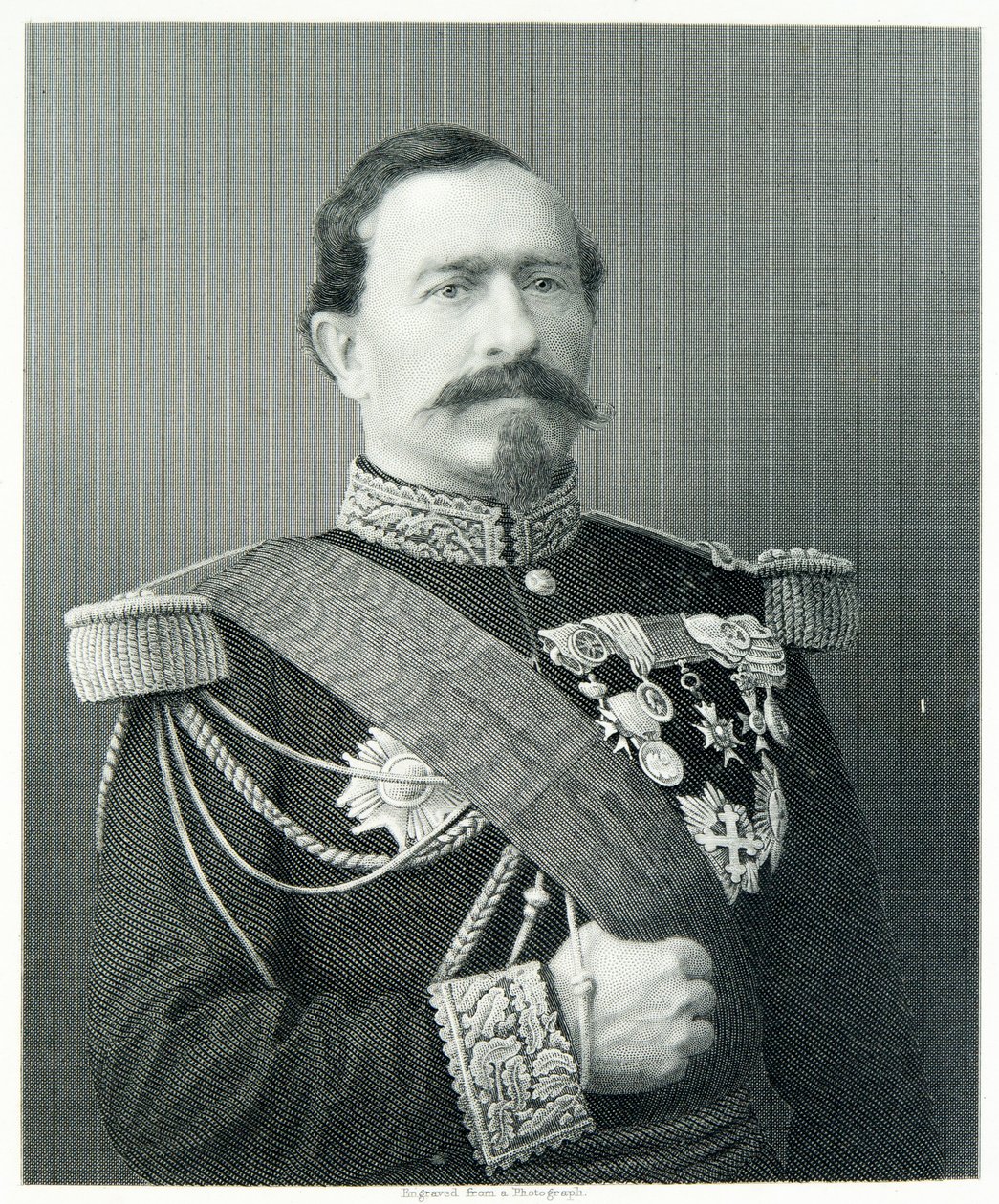 General Bourbaki av (after) English photographer