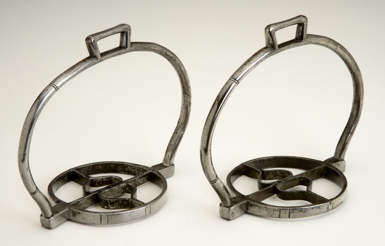 Par stigbøyler, ca. 1525 (jern) av (attr.to) German School