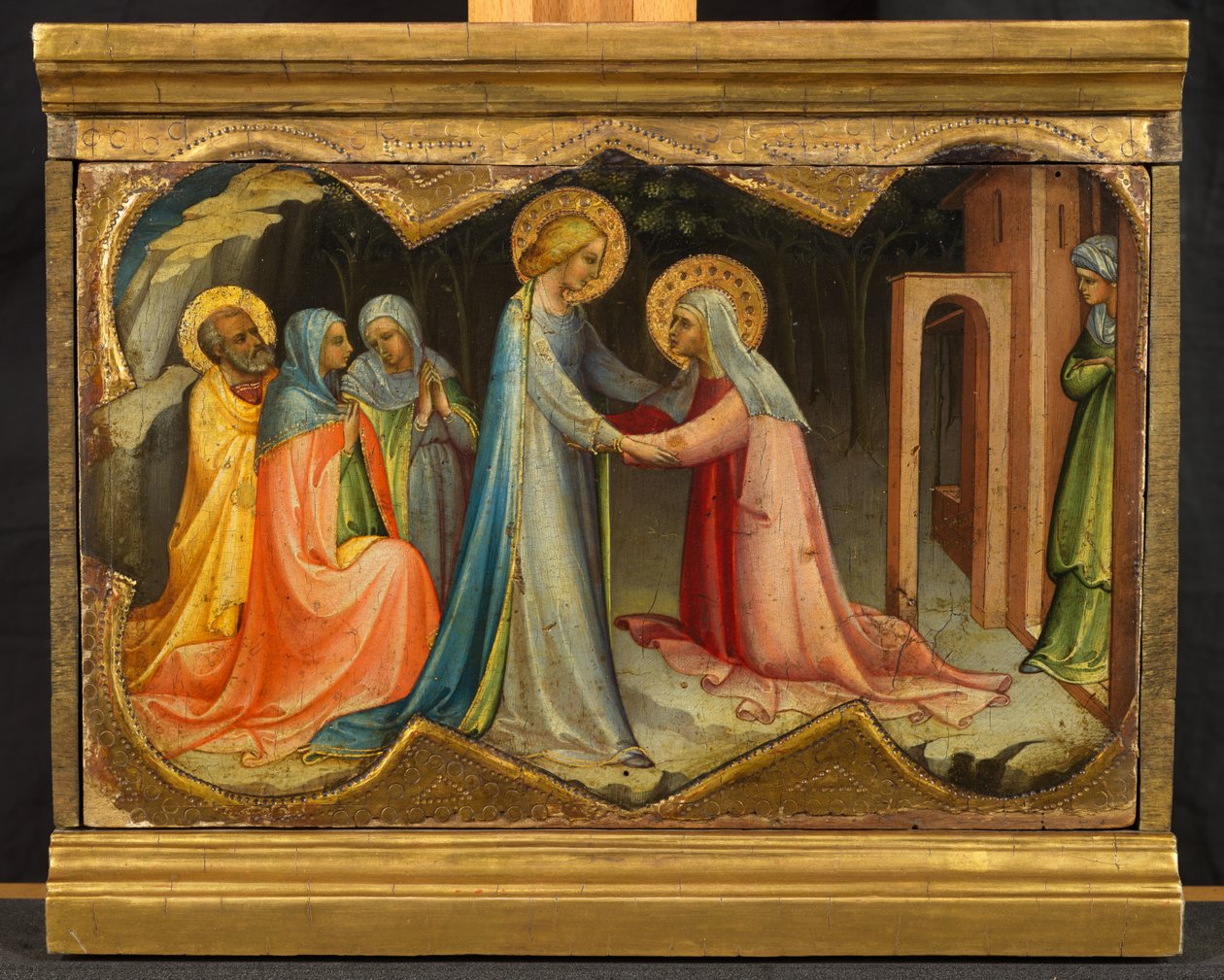 Besøk av (c.1370 1425) Lorenzo Monaco