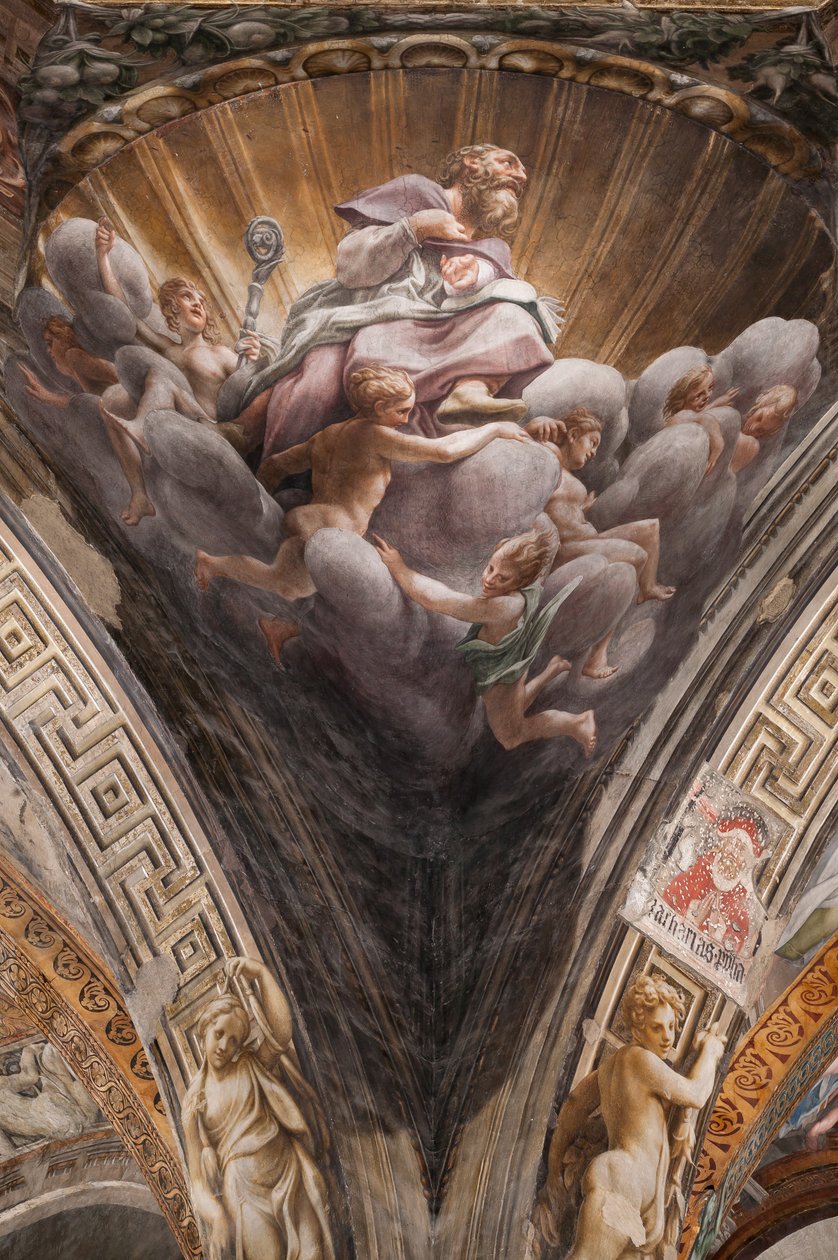 St Bernard, detalj av 3660852 av (c.1489 1534) Correggio