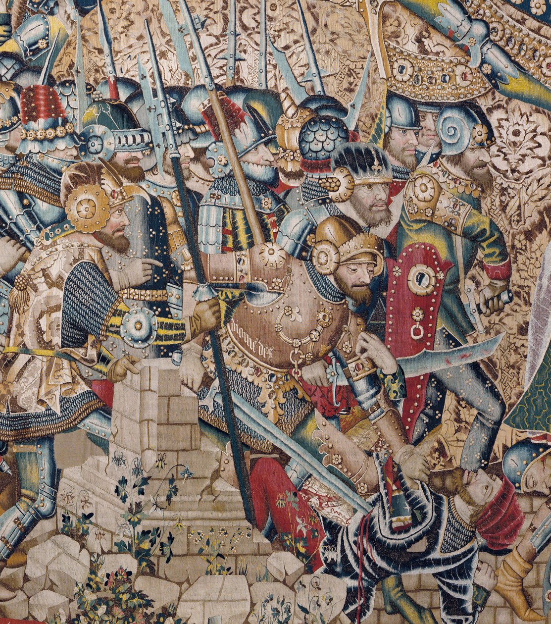 The Trojan War: The Destruction of Troy, ca. 1470 (teppe) av (fl.1450 75) Master of Coetivy