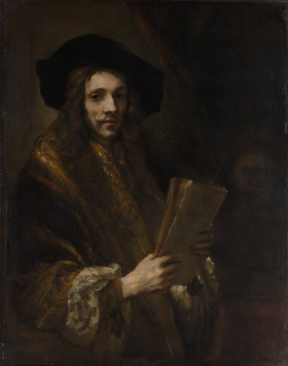Portrait of a Man ("Auksjonarius"), ca. 1658-62 (olje på lerret) av (follower of) Rembrandt Harmensz. van Rijn
