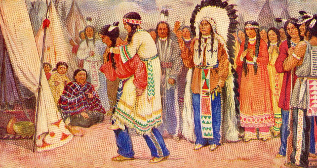 A Native American Wedding, 1941 av Unknown