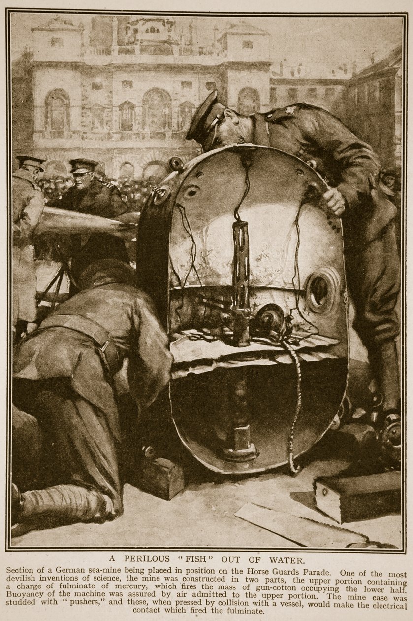 En farlig fisk ute av vannet, 1914-19 av Unknown