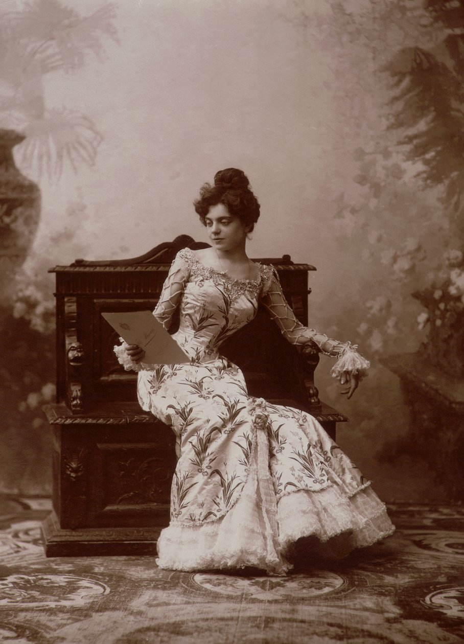 Skuespillerinne i teatret av Unknown