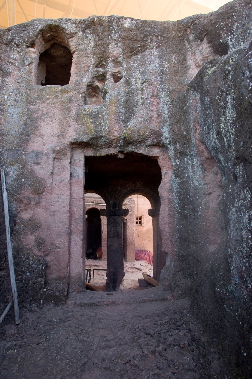 Bet Maryam kirke, Lalibela, Etiopia, Afrika av Unknown