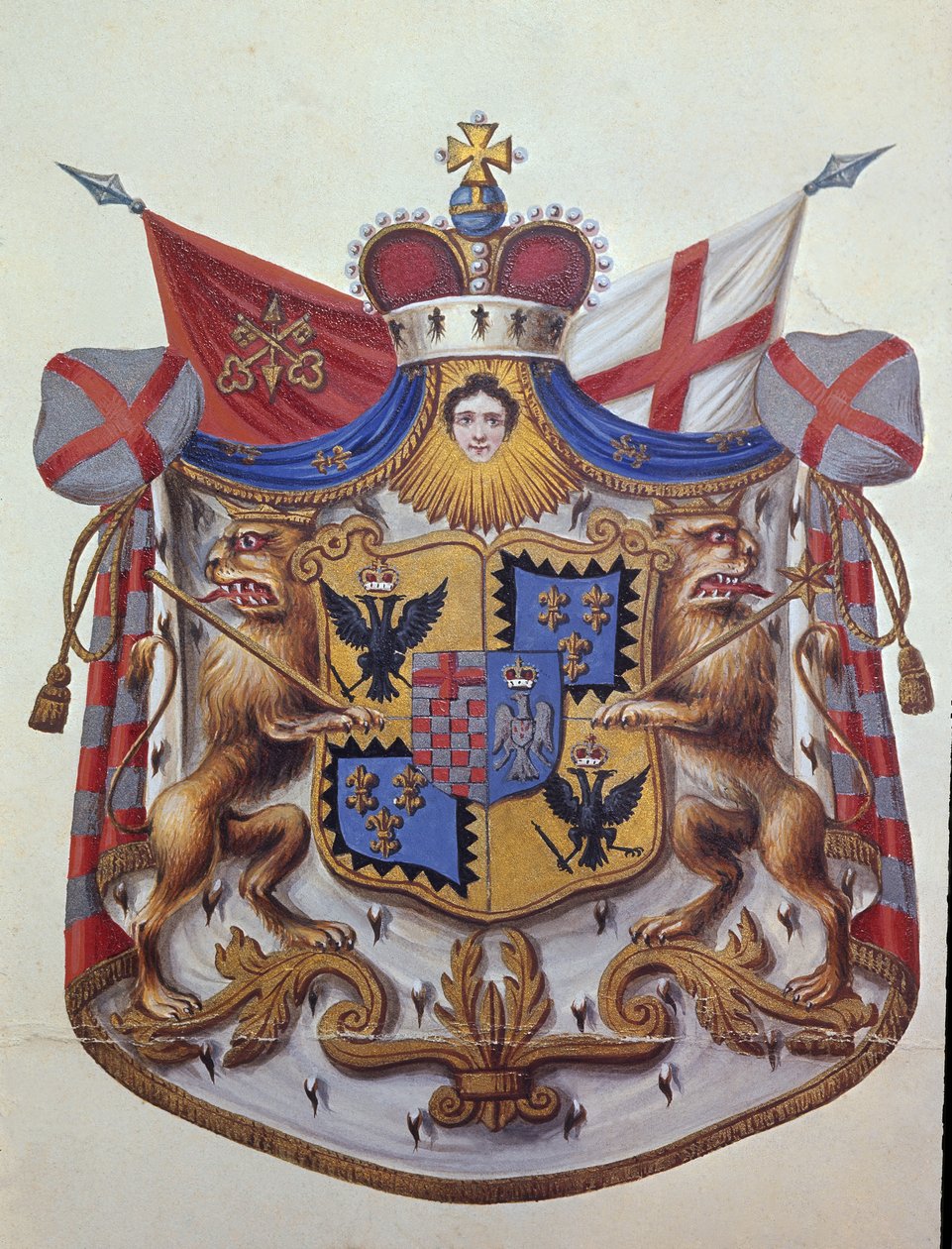 Våpenskjold fra Barbiano Belgiojoso DEste av Unknown