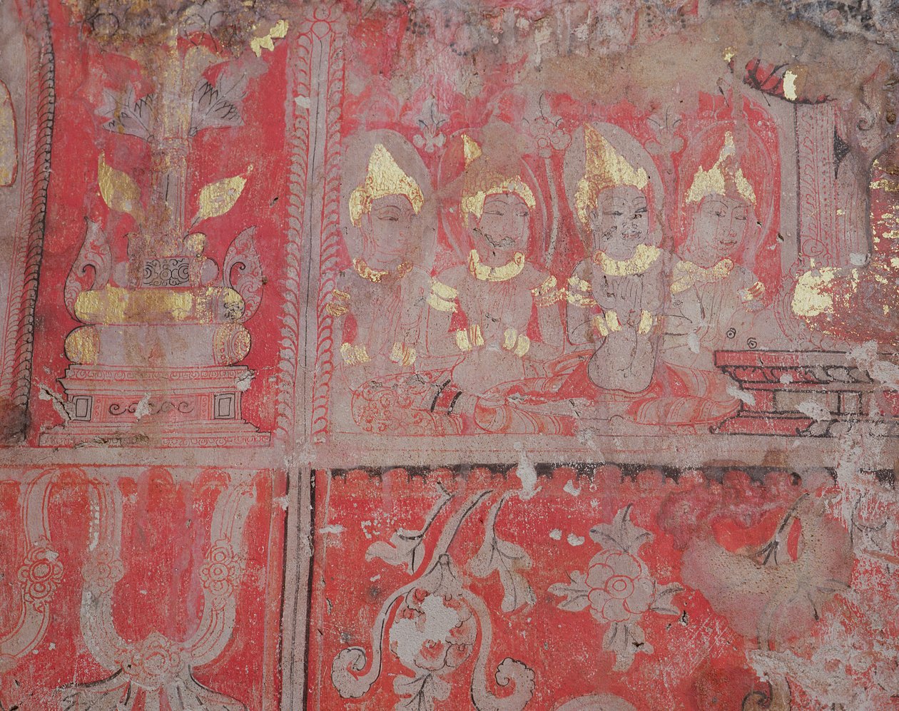 Guddommer, Tree of Illumination, Wat Ratchaburana, Ayutthaya, Thailand av Unknown