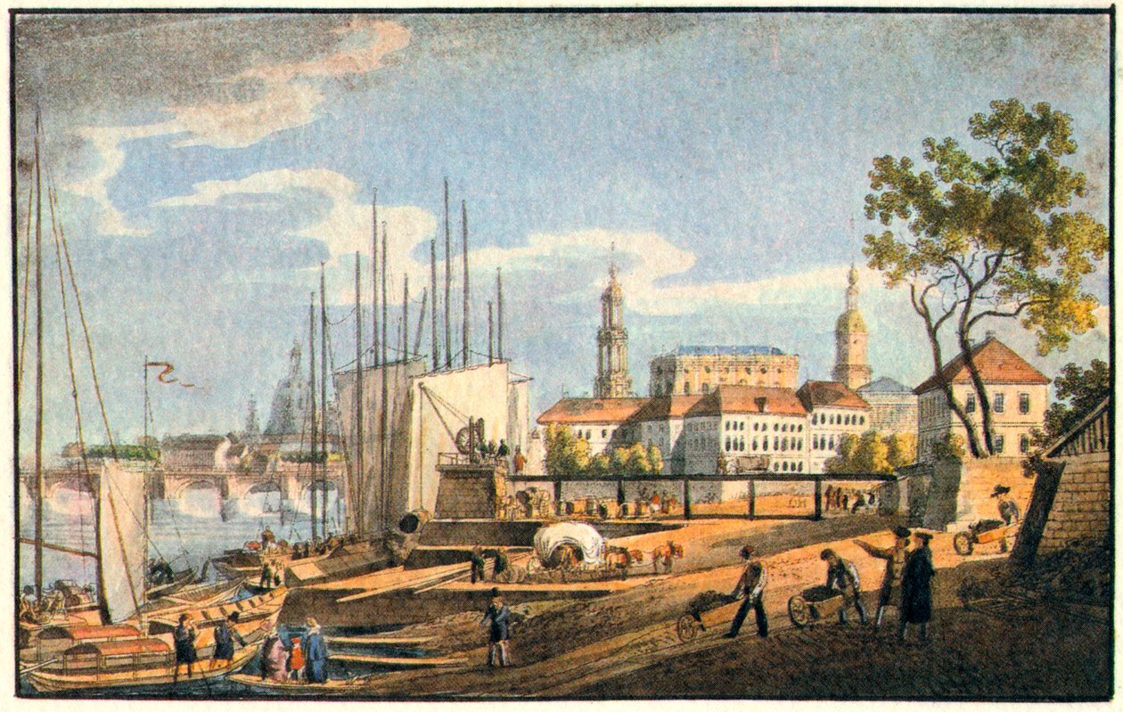 Dresden i skumringen Dresden av Unknown