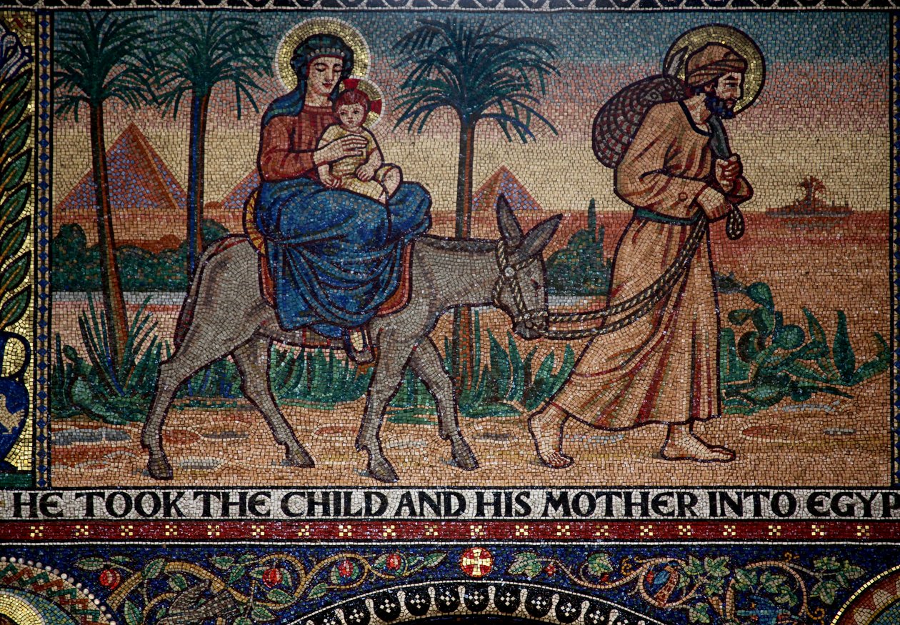 Droitwich, Church of the Sacred Heart og St Catherine: Mosaics av Frank Peacock Gabriel Pippet, 1920-tallet av Unknown