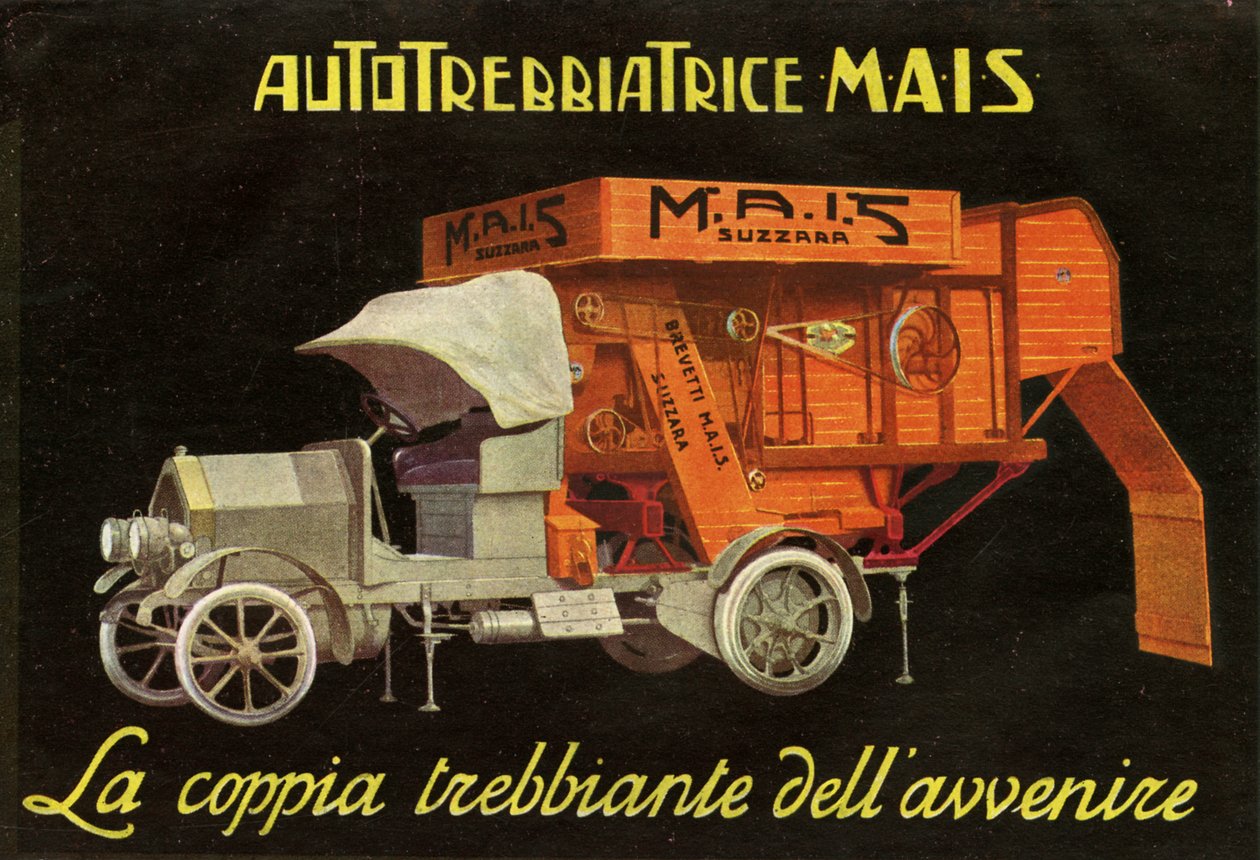 Landbruksmaskiner. Suzzara, 1925 av Unknown