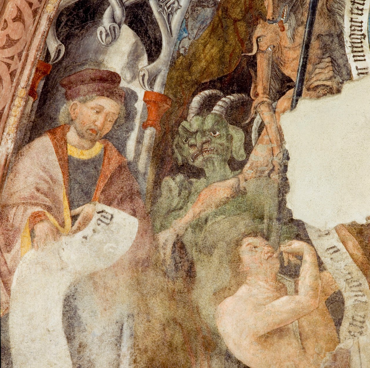 Fresco, Novacella Abby, Bressanone, Trentino Alto Adige, Italia av Unknown