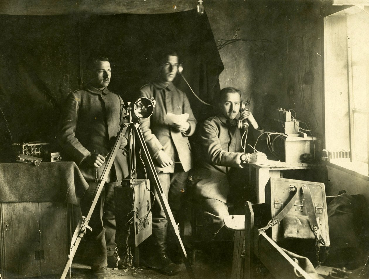 Tysk telefonoperatørsignalenhet fra første verdenskrig, ca. 1913 av Unknown