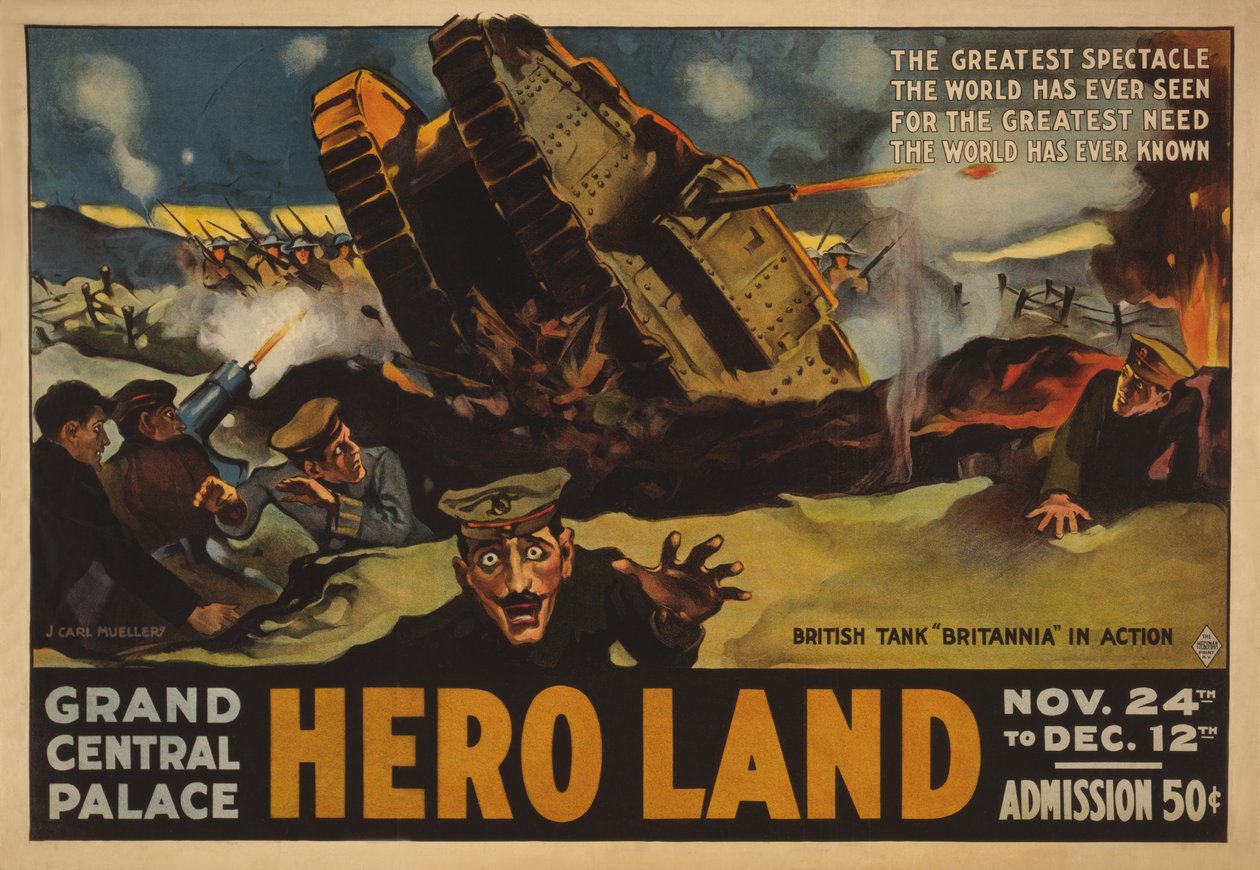 Hero Land-plakat av Unknown