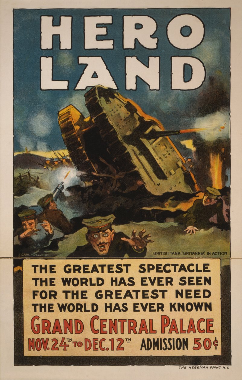 Hero Land-plakat av Unknown