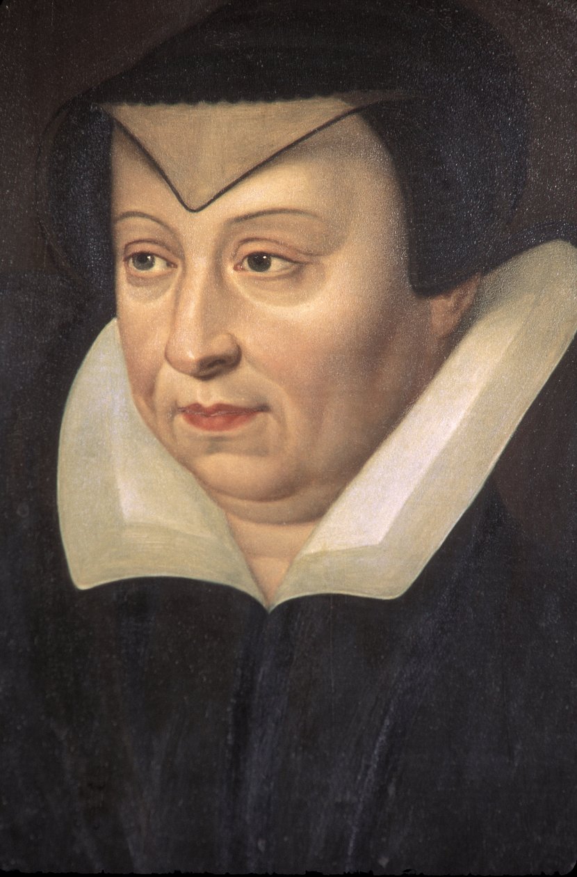 Indre & Loire N* 025 - Chateau dAzay-le-Rideau - Rom N* 4 - Portrett av Catherine de Medici av Unknown