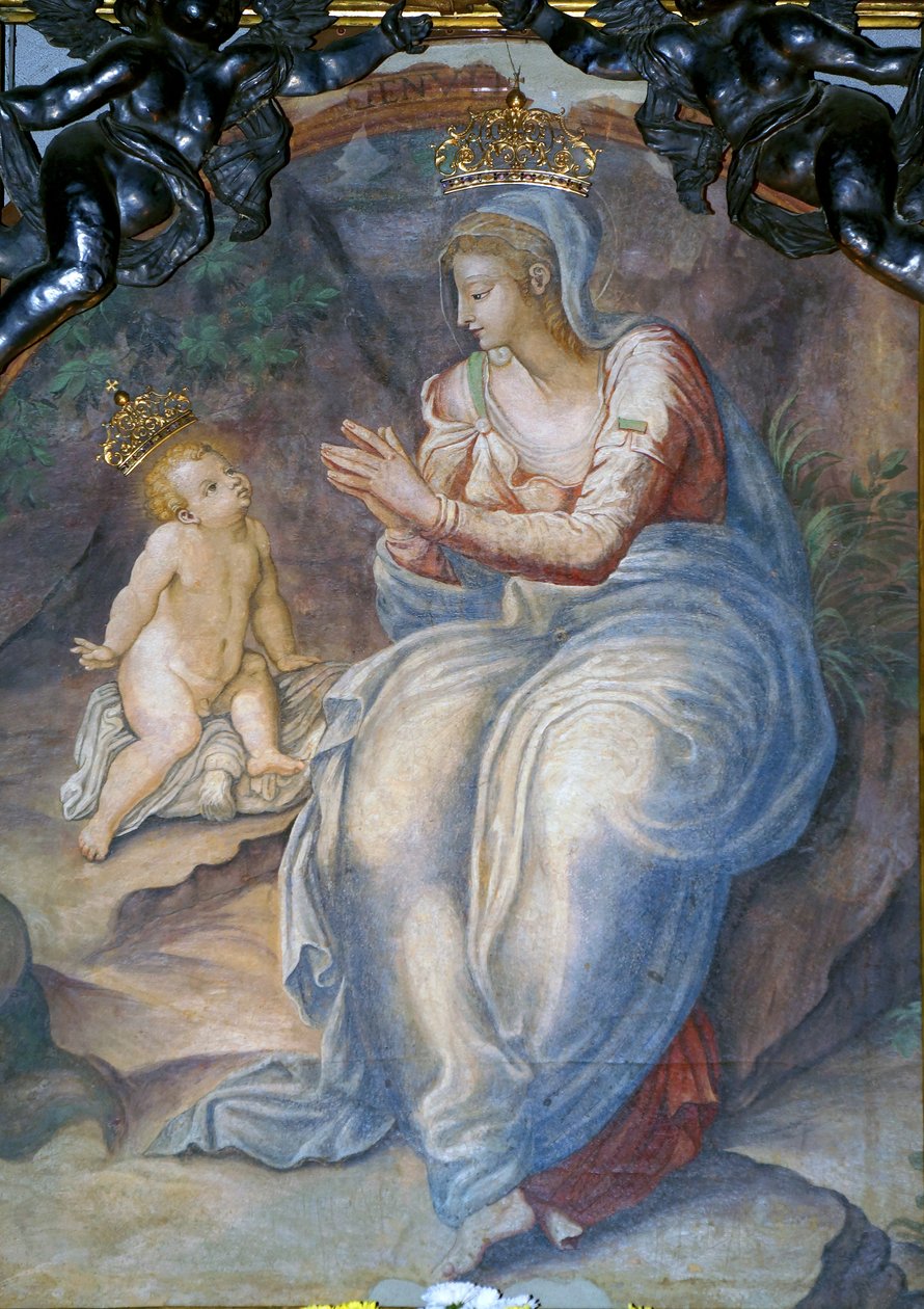 Interiør av Madonna della Ghiara, Reggio Emilia, Emilia-Romagna, Italia av Unknown