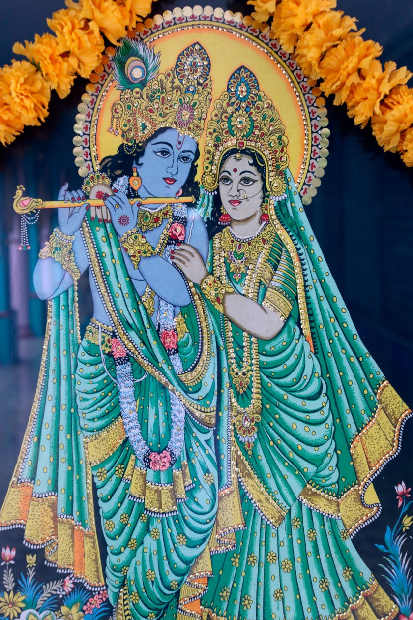 Krishna & Radha, Sri Thande Yuttapani-tempelet, Ho Chi Minh-byen, Vietnam av Unknown