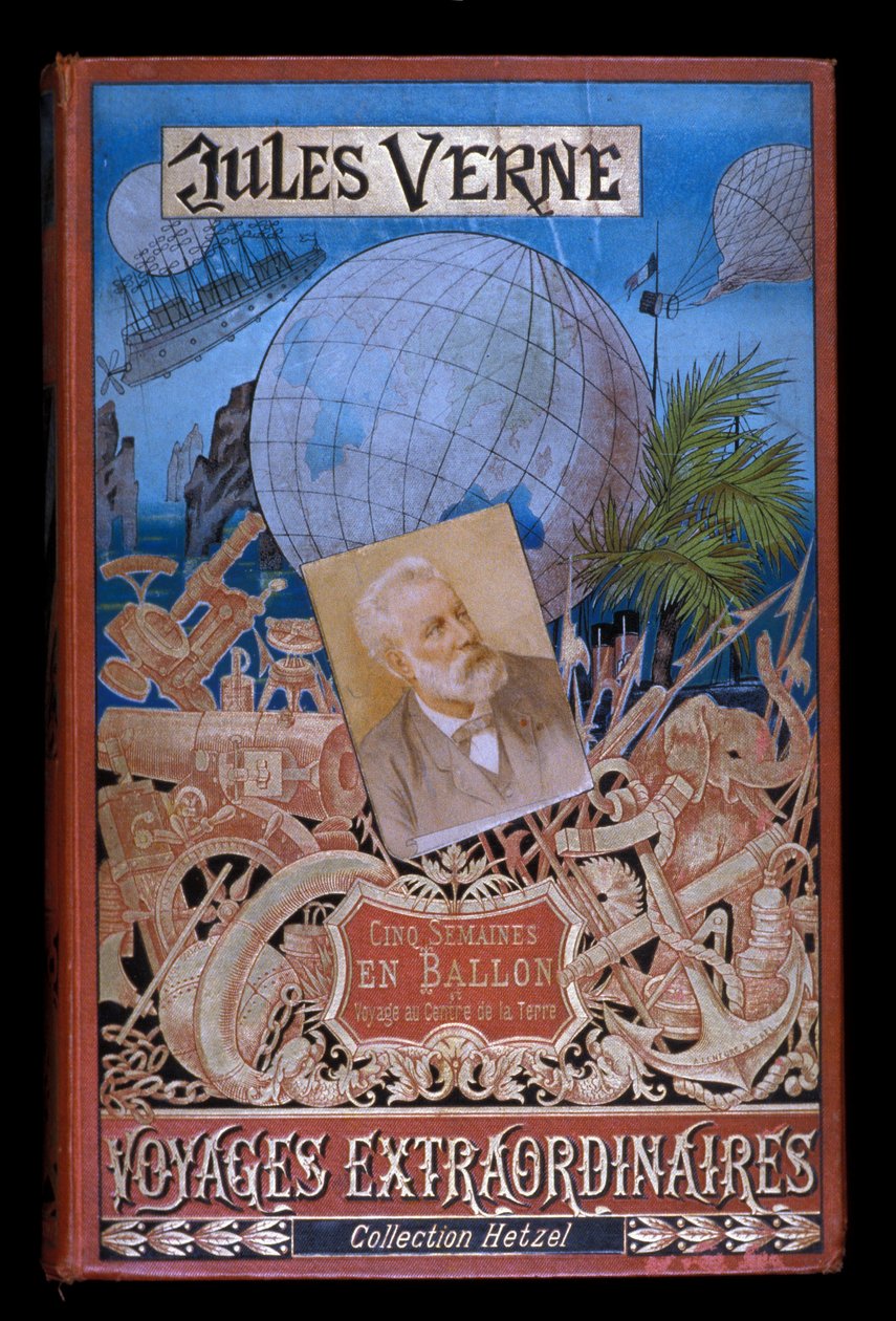 Loire Atlantique N* 189 - Nantes - Jules Verne Museum - Første utgave av "Fem uker i ballong" av Unknown