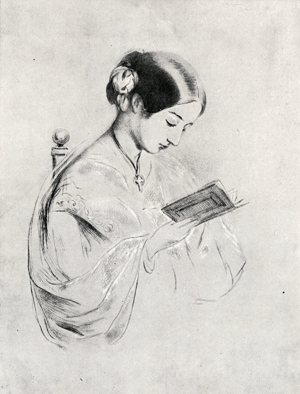 Frøken Florence Nightingale (1820-1910) 1854 av Unknown