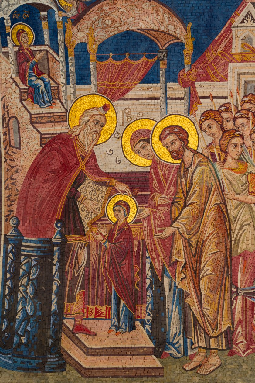Mosaikk i Manastir Ostrog, Montenegro av Unknown
