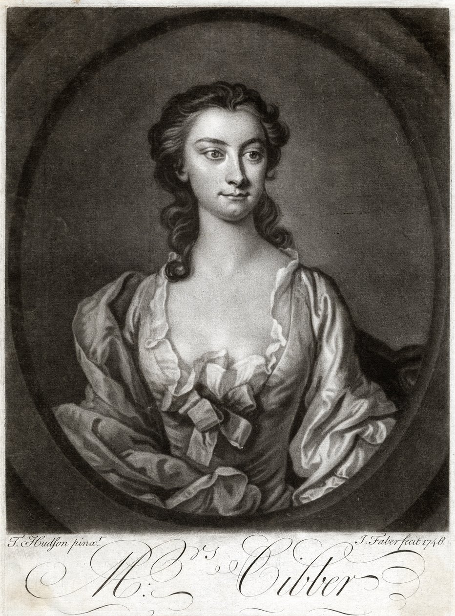 Fru Cibber (Susanna Maria), 1746. av Unknown