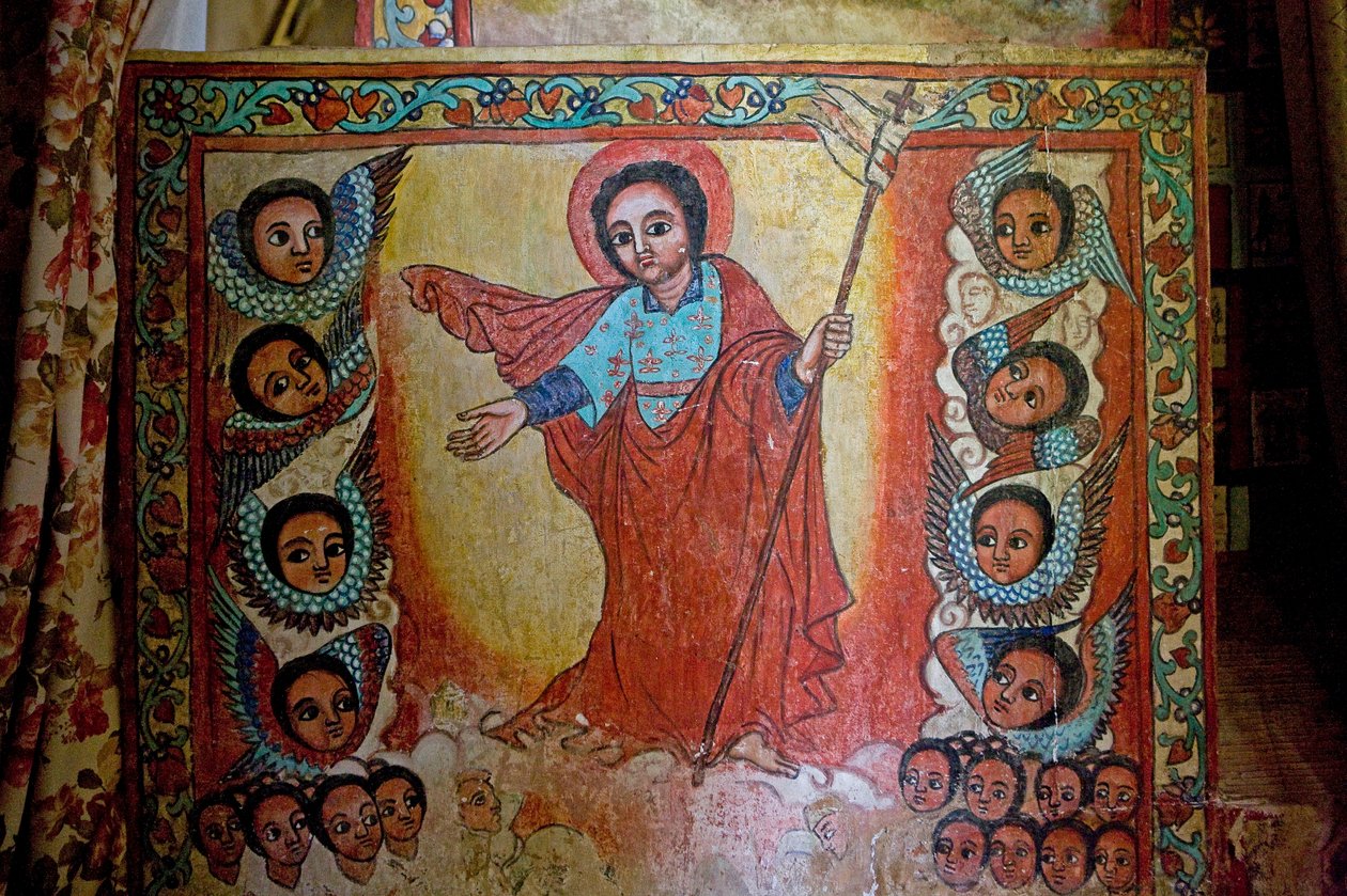 Narga Selassie Christian Church, Island of Dek, Tanasjøen, Gondar-regionen, Etiopia, Afrika av Unknown