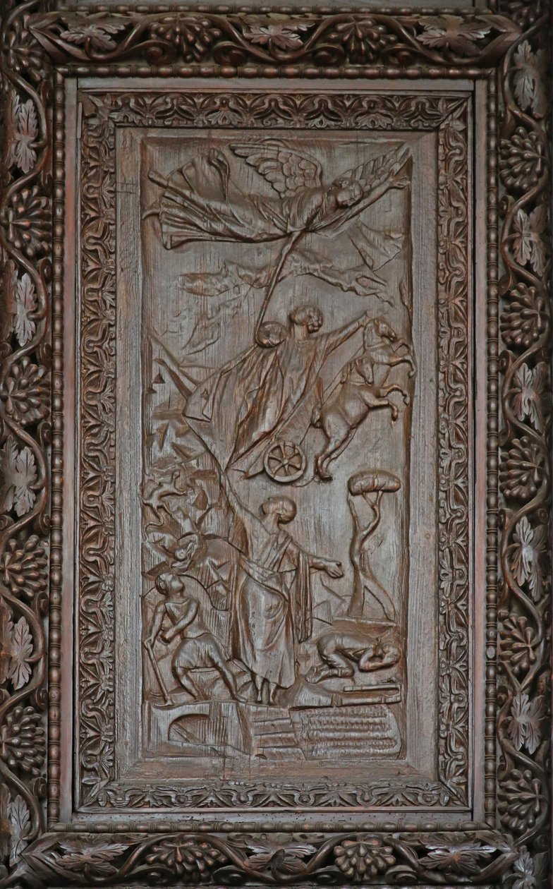 Panel fra 5C-døren: Eliasascension av Unknown