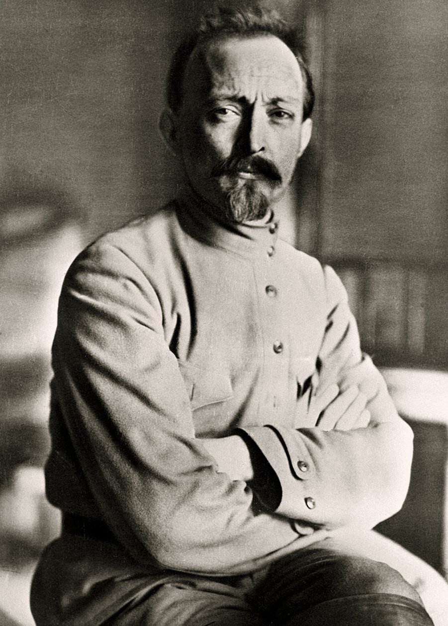 Portrett av Felix Dzerzhinsky 1918 av Unknown
